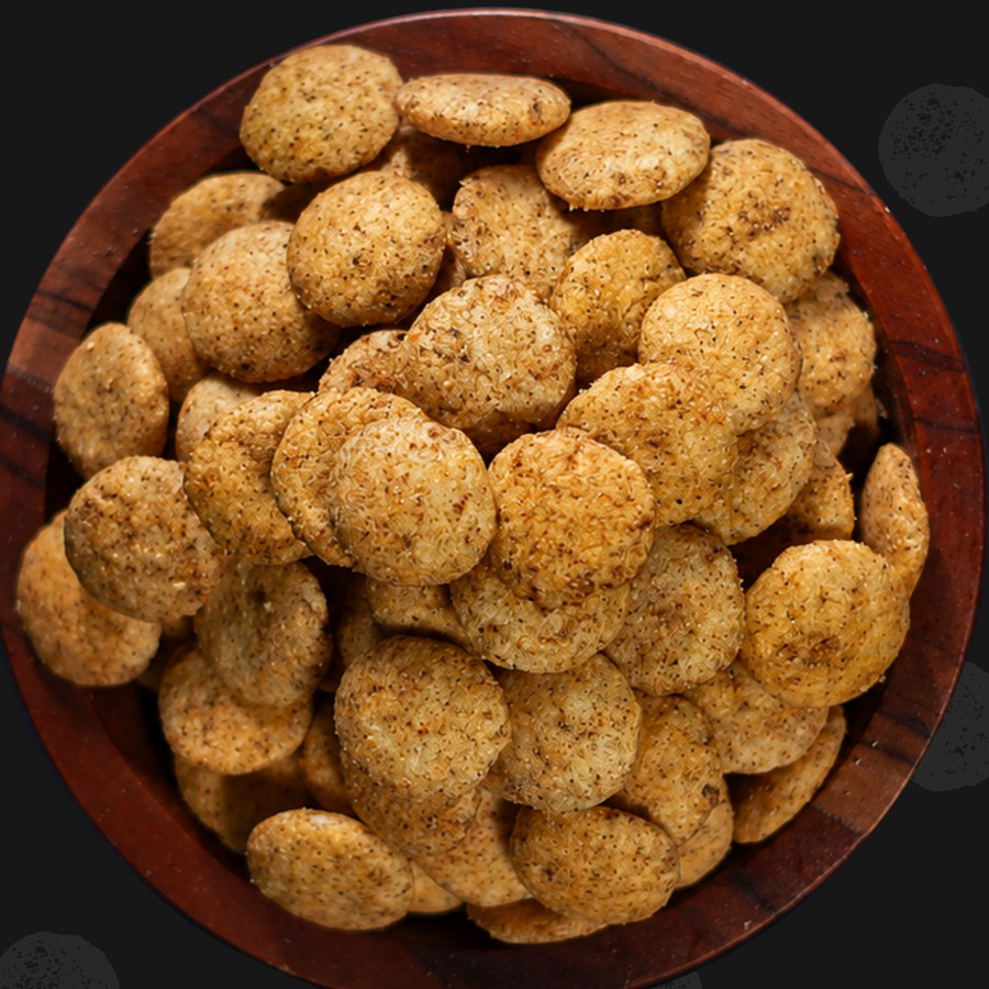 Toasted Sesame Umami jowar puffs